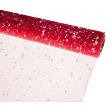 Сетка-снег, 50смх5ярд (пластик) - красная